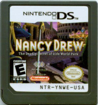 Nancy Drew The Deadly Secret of Olde World Park (Loose) (used)