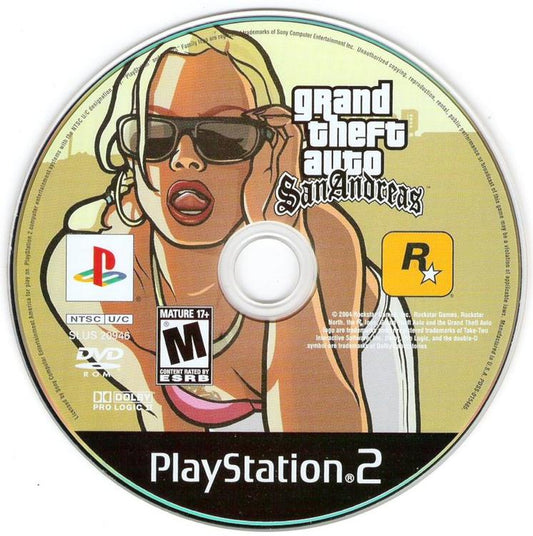 Grand Theft Auto San Andreas (Loose) (used)