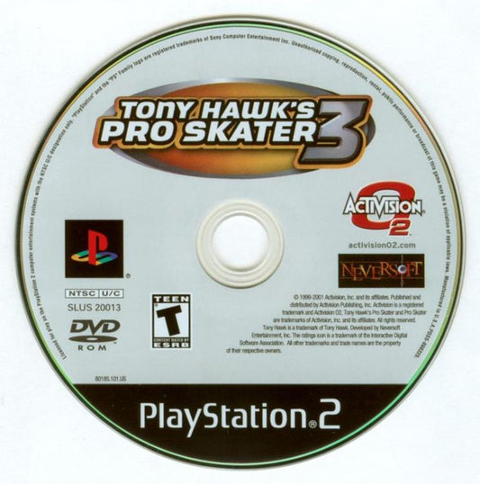 Tony Hawk's Pro Skater 3 (Loose) (used)