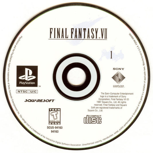 Final Fantasy VII (Loose) (used)