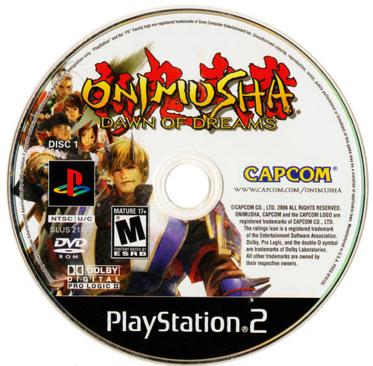 Onimusha Dawn of Dreams (Loose) (used)