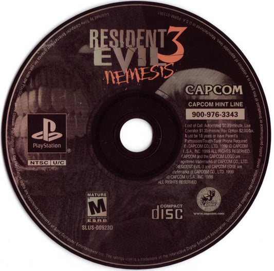Resident Evil 3 Nemesis (Loose) (used)