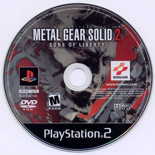 Metal Gear Solid 2 Sons of Liberty (Loose) (used)