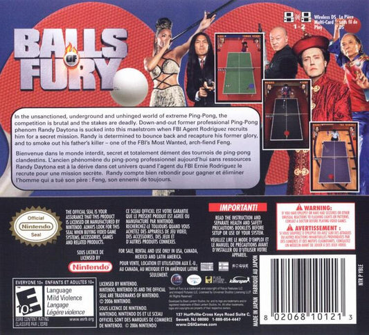 Balls of Fury (Complete) (used)