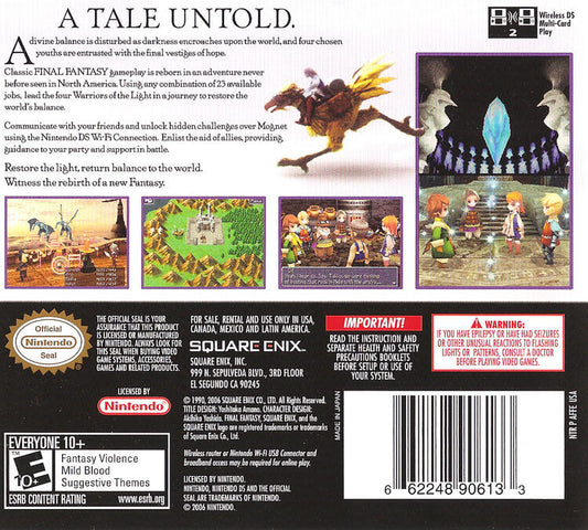 Final Fantasy III (Complete) (used)
