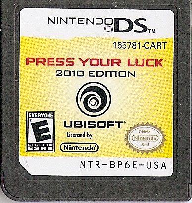 Press Your Luck: 2010 Edition (Loose) (used)