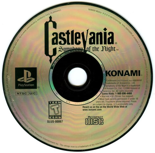 Castlevania Symphony of the Night (Loose) (used)