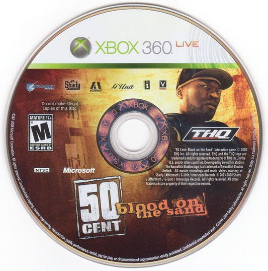 50 Cent: Blood on the Sand *BCXB1* (Loose) (used)