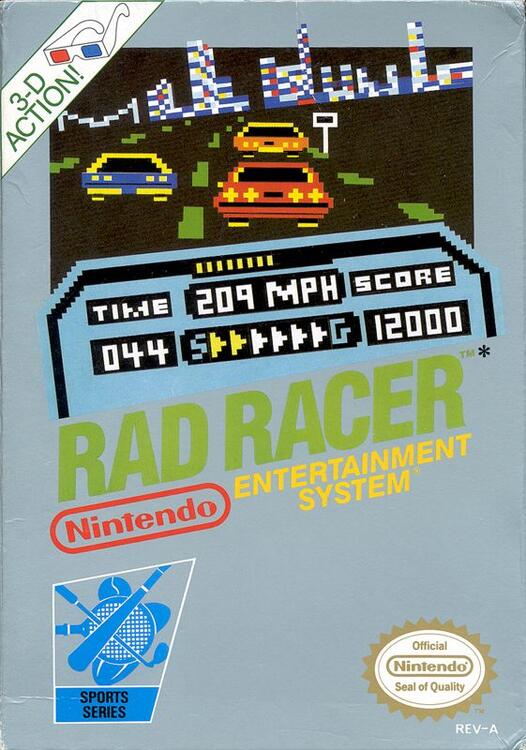 Rad Racer (Loose) (used)