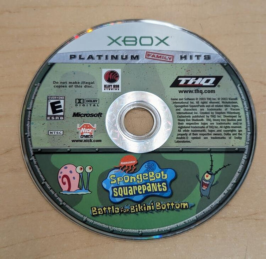 SpongeBob SquarePants Battle for Bikini Bottom *BC360* (Loose) (used)