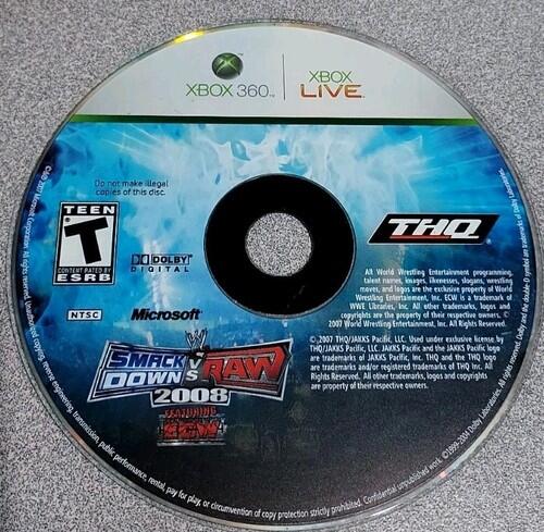 WWE Smackdown vs. Raw 2008 (Loose) (used)