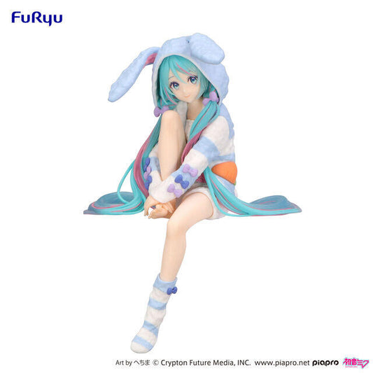 Hatsune Miku Noodle Stopper: Rabbit Ear Hood Pajama Blue Color Ver. (new)