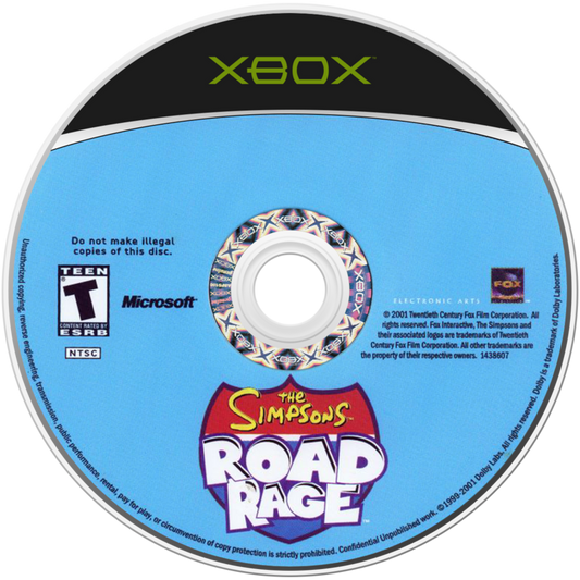 Simpsons, The: Road Rage *BC360* (Loose) (used)