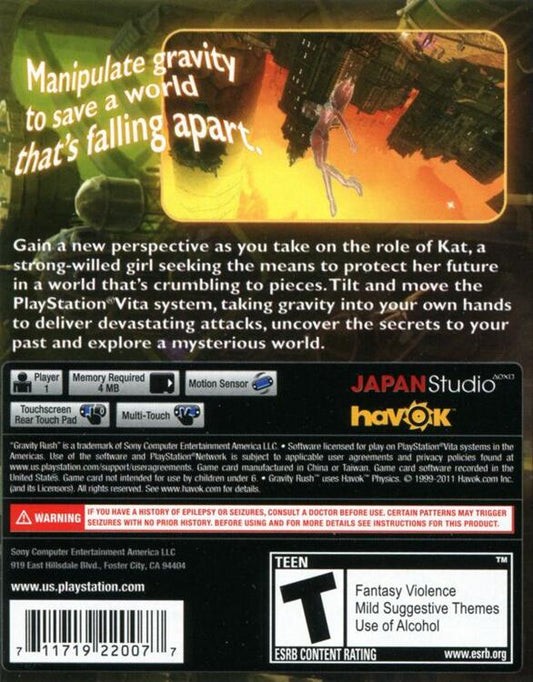 Gravity Rush (Complete) (used)