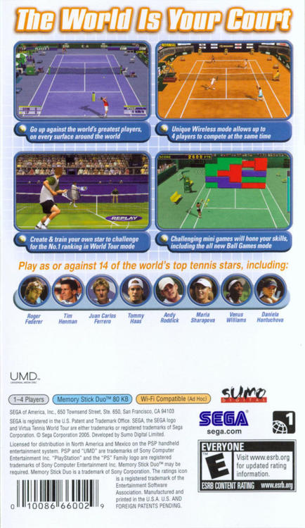 Virtua Tennis World Tour (Complete) (used)