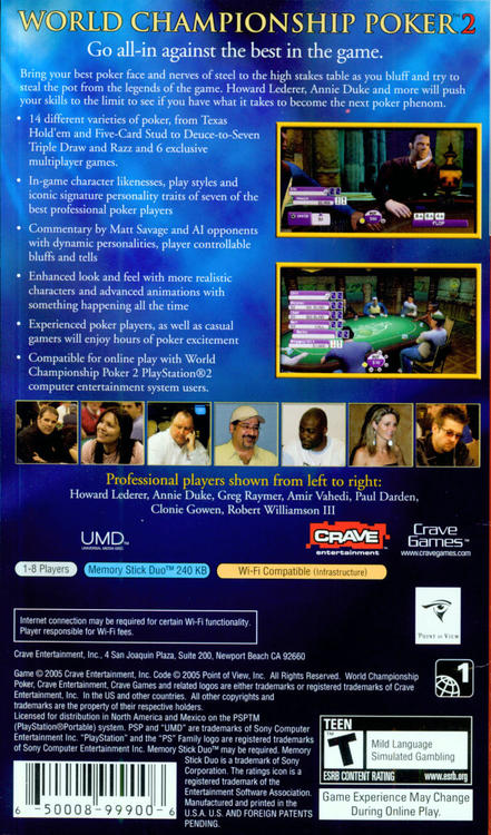 World Championship Poker 2 (Complete) (used)
