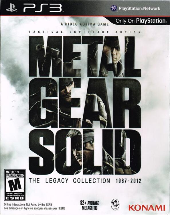 Metal Gear Solid: The Legacy Collection (Complete) (used)