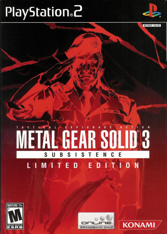 Metal Gear Solid 3 Subsistence [Limited Edition] (used)