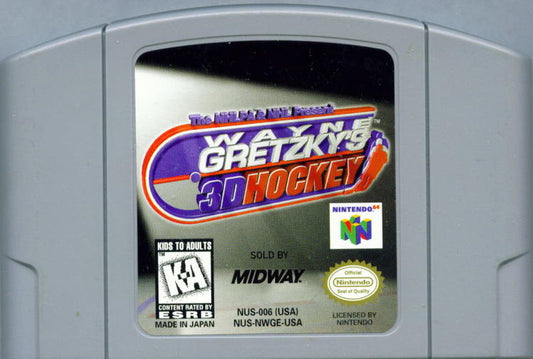 Wayne Gretzky's 3D Hockey (Loose) (used)