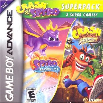 Crash and Spyro Superpack: Season of Ice & Huge Adventure (Loose) (used)