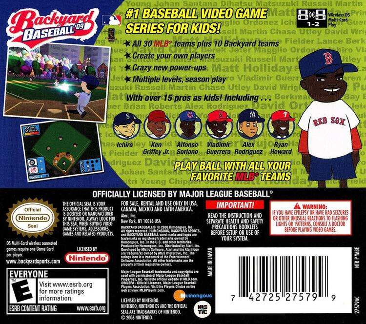 Backyard Baseball 09 (Complete) (used)