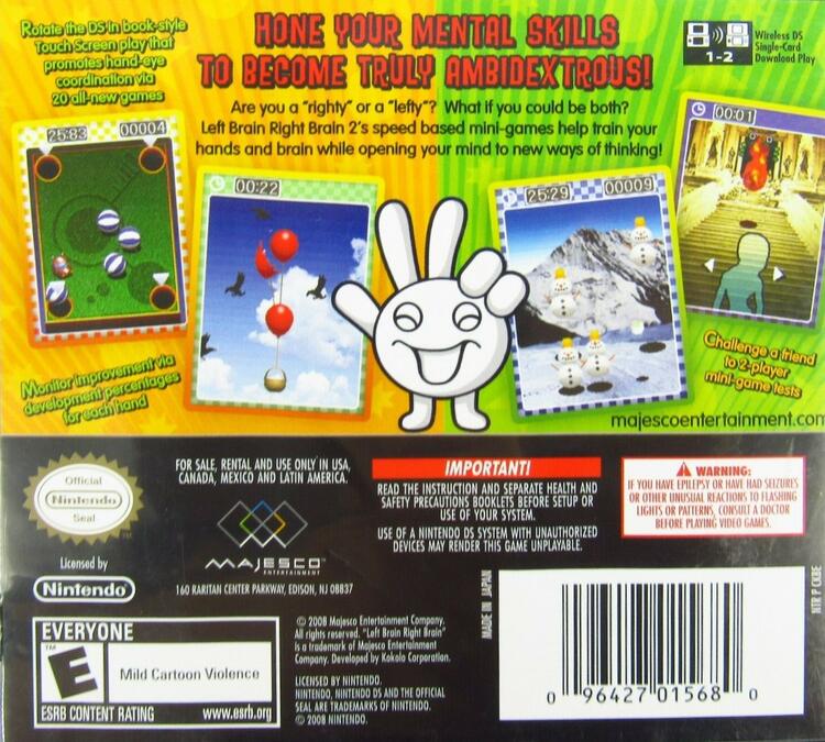 Left Brain Right Brain 2 (Complete) (used)