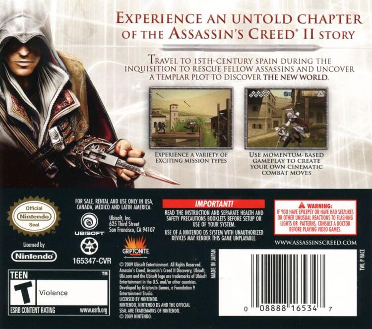 Assassin's Creed II: Discovery (Complete) (used)