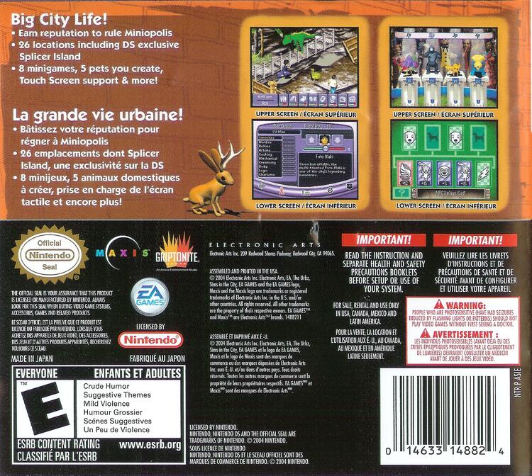 Urbz, The: Sims in the City (Complete) (used)