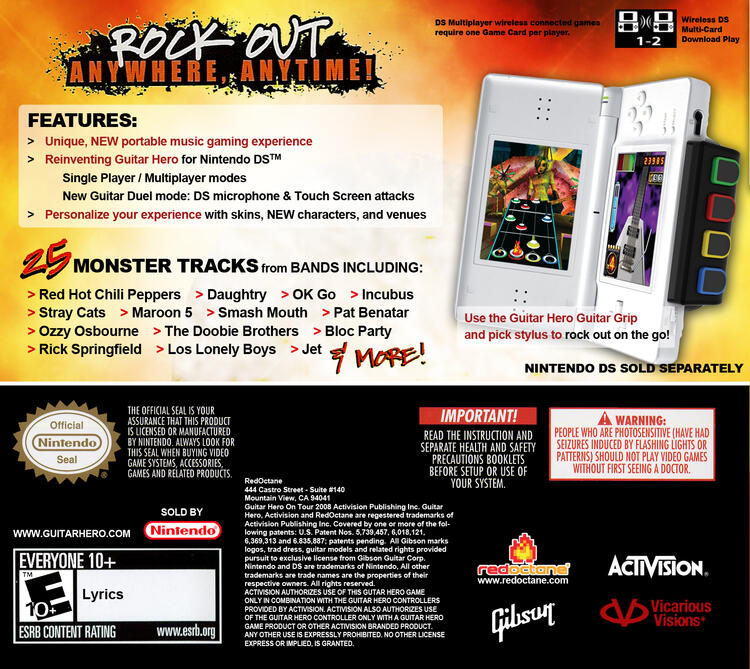 Guitar Hero On Tour [Bundle] (Complete) (used)