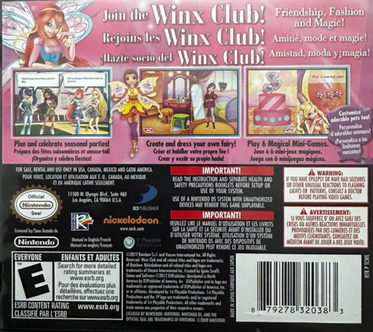 Winx Club: Magical Fairy Party (Complete) (used)