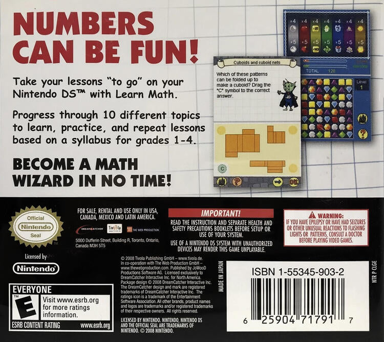 Learn Math for Grades 1-4 (Complete) (used)