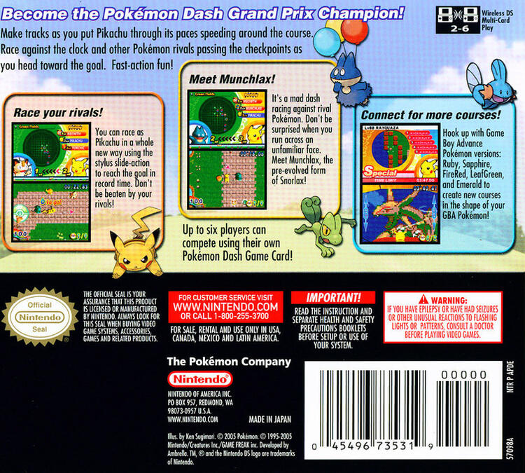 Pokemon Dash (Complete) (used)