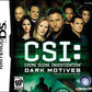 CSI Dark Motives (Complete) (used)
