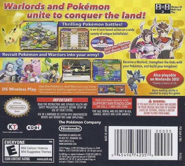 Pokemon Conquest (Complete) (used)