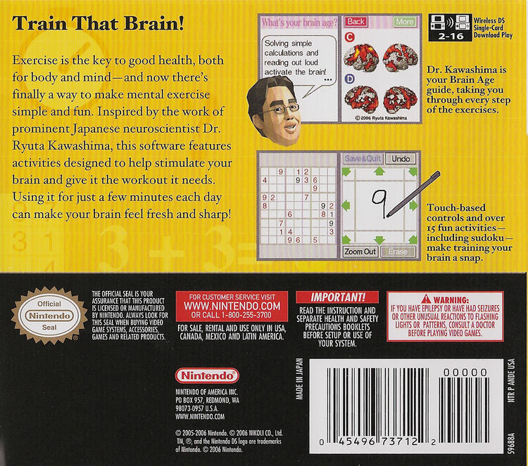 Brain Age (Complete) (used)