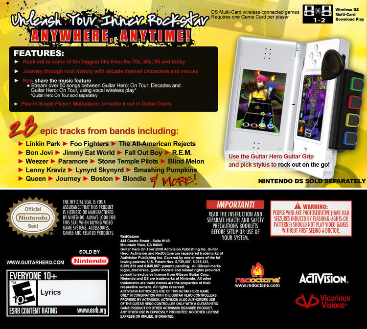 Guitar Hero On Tour Decades [Bundle] (Complete) (used)