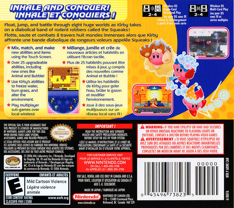 Kirby Squeak Squad (Complete) (used)
