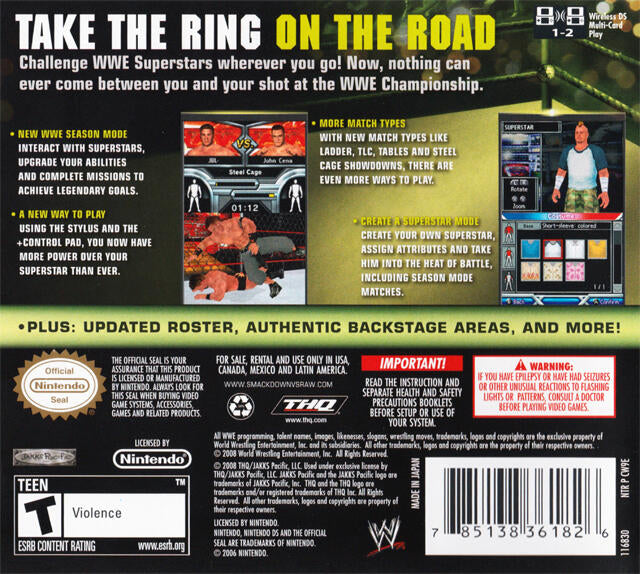 WWE Smackdown vs. Raw 2009 (Complete) (used)