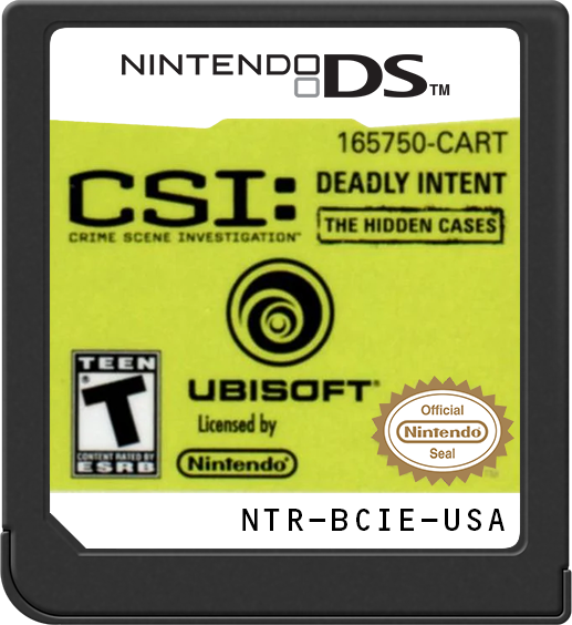 CSI Deadly Intent Hidden Cases (Loose) (used)