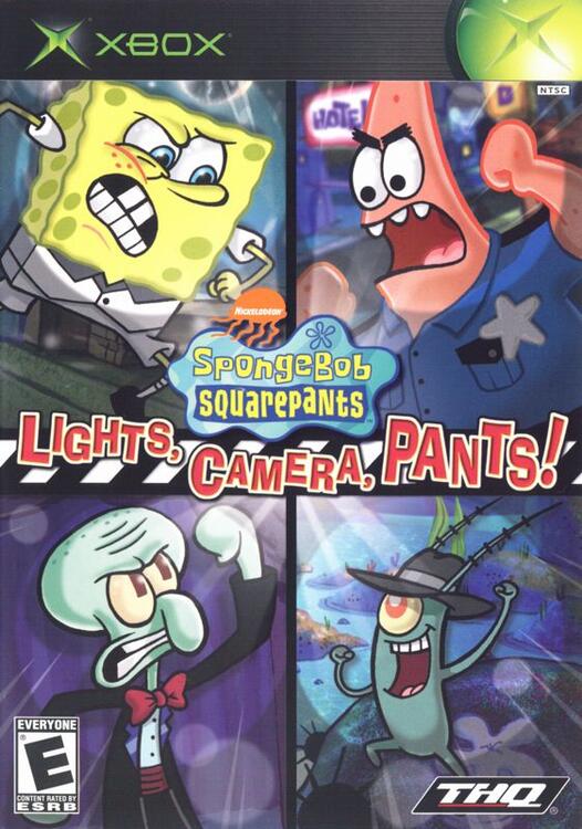 SpongeBob SquarePants Lights Camera Pants *BC360* (Complete) (used)