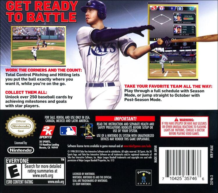 Major League Baseball 2K10 (Complete) (used)