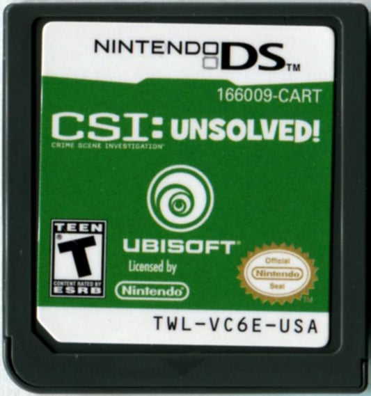 CSI Unsolved (Loose) (used)