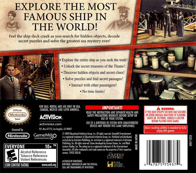 Hidden Mysteries: Titanic (Complete) (used)