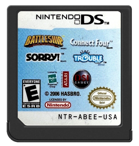4 Game Pack [Battleship, Connect Four, Sorry, Trouble] (Loose) (used)