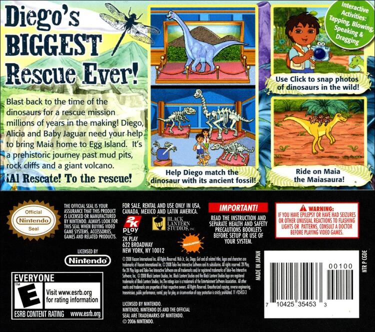 Go, Diego, Go: Great Dinosaur Rescue (Complete) (used)
