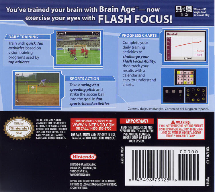 Flash Focus Vision Training (Complete) (used)