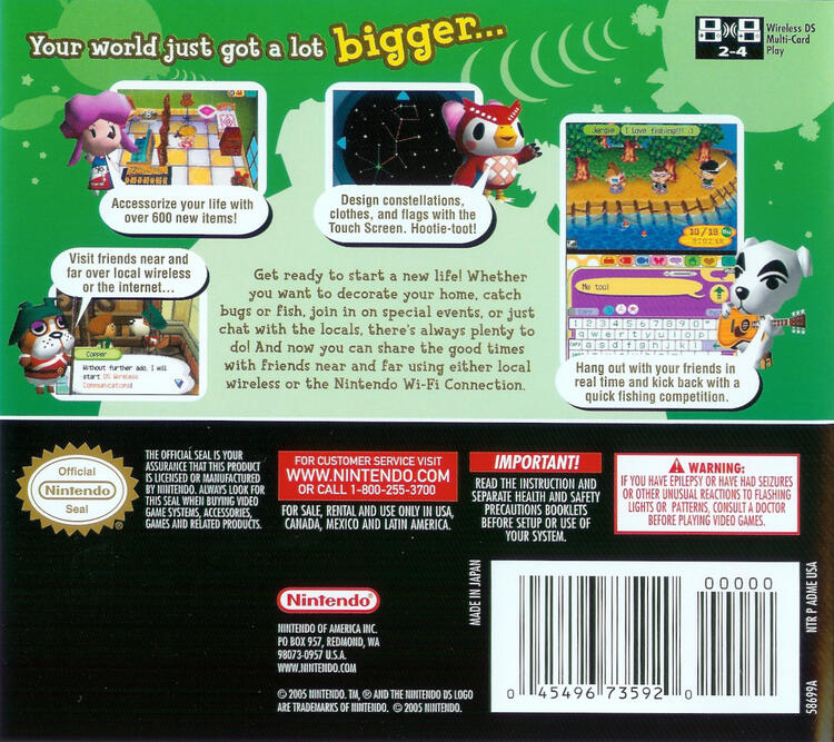 Animal Crossing Wild World (Complete) (used)