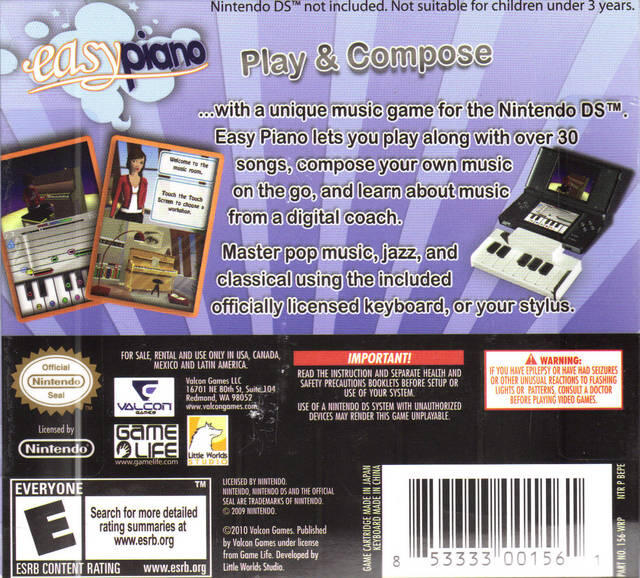 Easy Piano [Keyboard Bundle] (used)