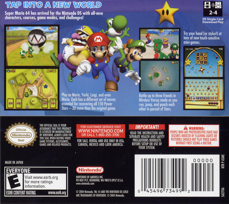 Super Mario 64 DS (Complete) (used)