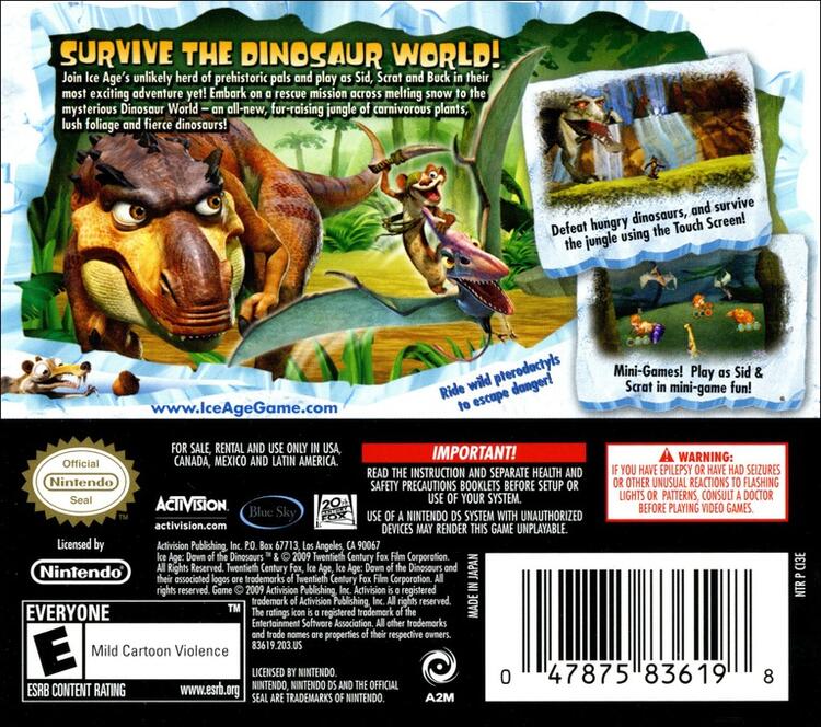 Ice Age Dawn of the Dinosaurs (Complete) (used)